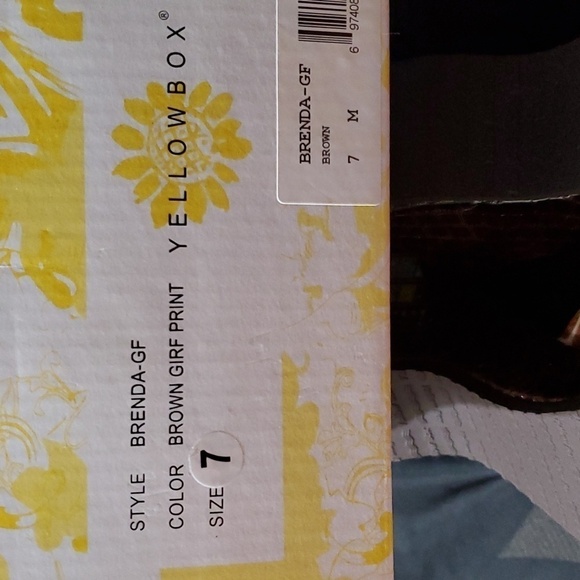 💫NIB! YELLOWBOX "BRENDA" GIRAFFE PRINT SANDALS - Picture 8 of 8